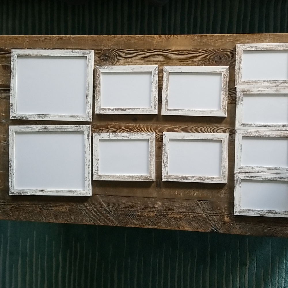 Shabby chic picture frames